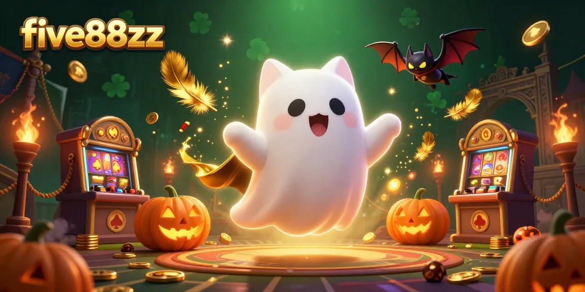 Engage with the dynamic five88zz casino world alongside a friendly ghost cat and a vampire bat.