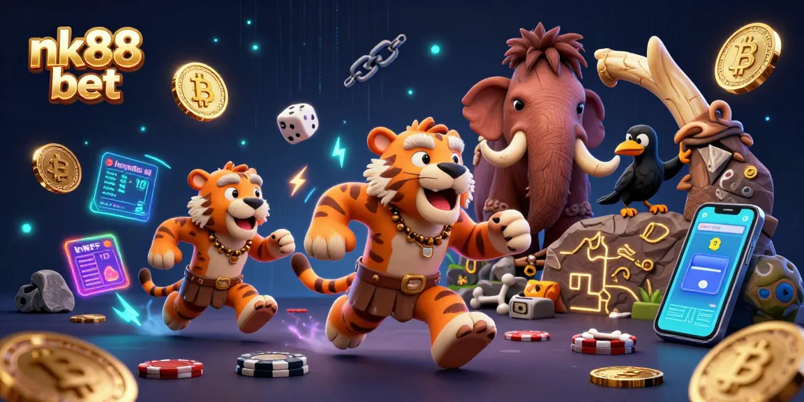 Experience the thrill of nk88 bet with our vivid 3D casino scene featuring rich gameplay elements.