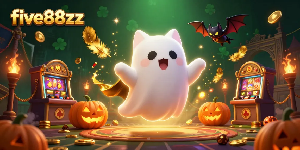 Engage with the dynamic five88zz casino world alongside a friendly ghost cat and a vampire bat.