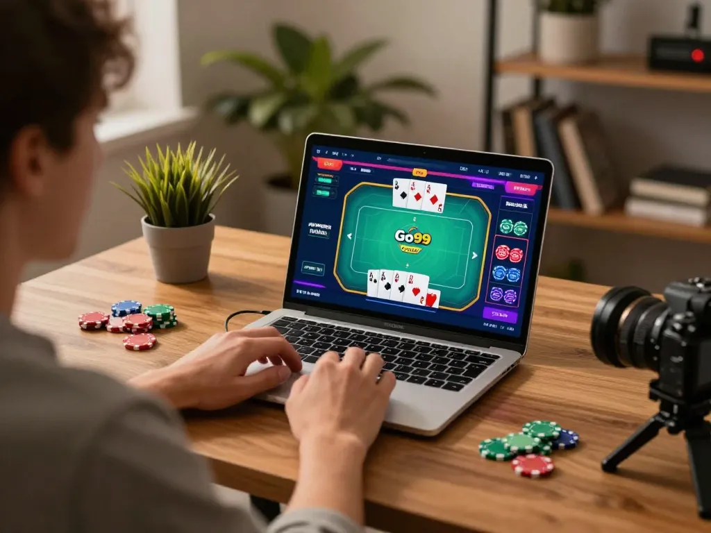 Play poker online at Go99 with vibrant graphics and engaging gameplay in a cozy setting.