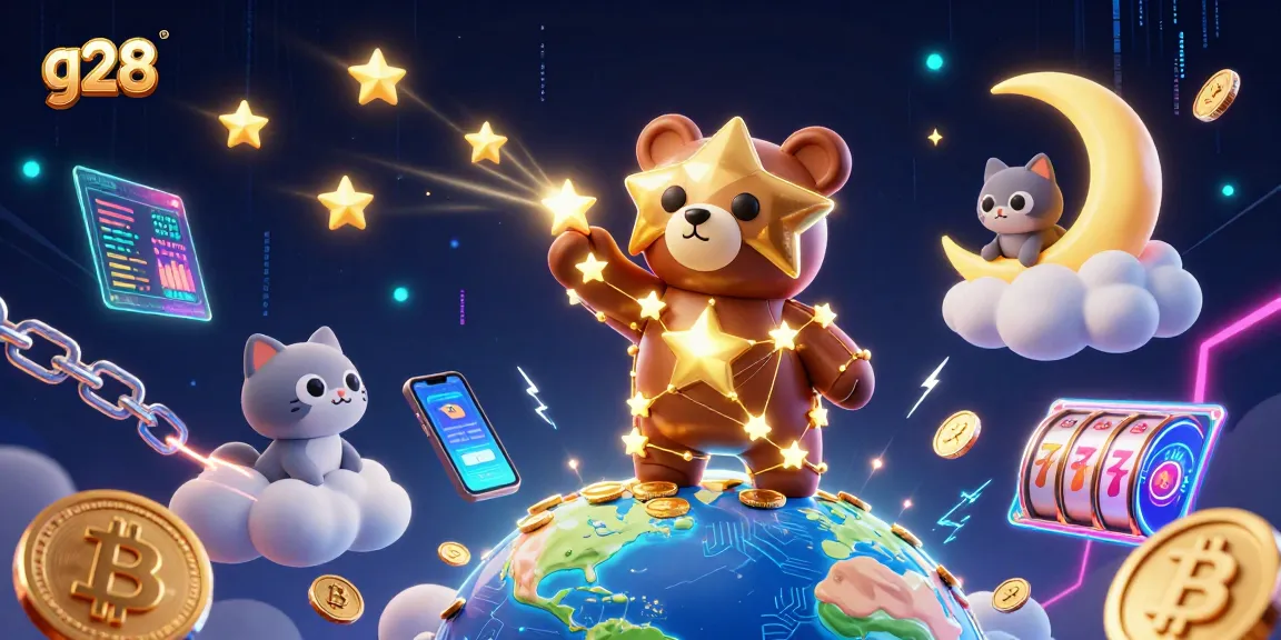 Engage with g28 to discover winning strategies in casino gaming amidst a vibrant cosmic scene.